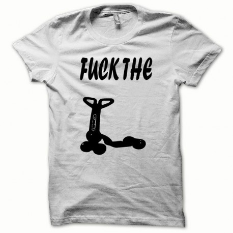 Tee shirt Fuck the Trotinette noir/blanc