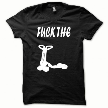 Shirt Scooter Fuck the white / black