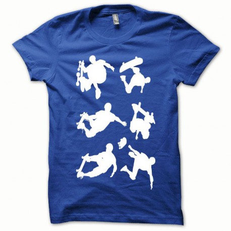 Shirt Skate white / royal