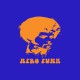 Tee shirt Afro Funk orange/bleu royal