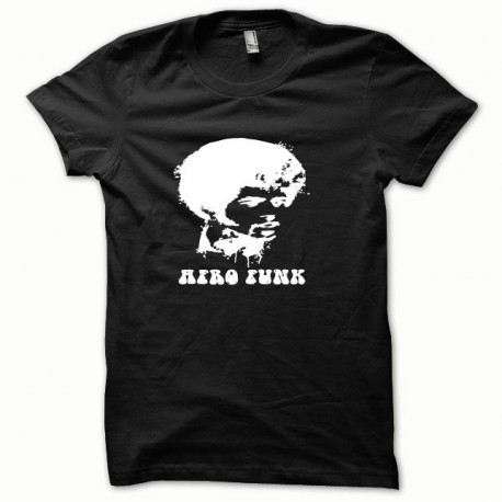 Camisa blanca Afro Funk / negro