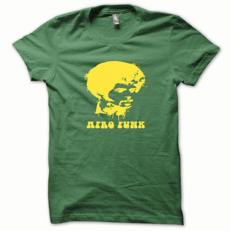 Shirt Afro Funk yellow / green bottle