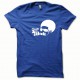 Tee shirt Funk blanc/bleu royal