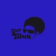 Tee shirt Afro Funk noir/bleu royal