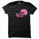 Tee shirt Funk rose/noir