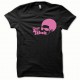 Tee shirt Funk rose/noir