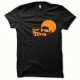 Tee shirt Funk orange/noir