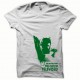 Tee shirt Afro Revolution vert/blanc