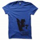 Tee shirt Afro Revolution noir/bleu royal