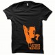 Tee shirt Afro Revolution orange/noir
