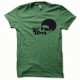 Tee shirt Afro Funk noir/vert bouteille