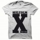 Malcolm X camiseta negro / blanco