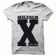 Tee shirt Malcom X noir/blanc