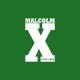 Tee shirt Malcom X blanc/vert bouteille